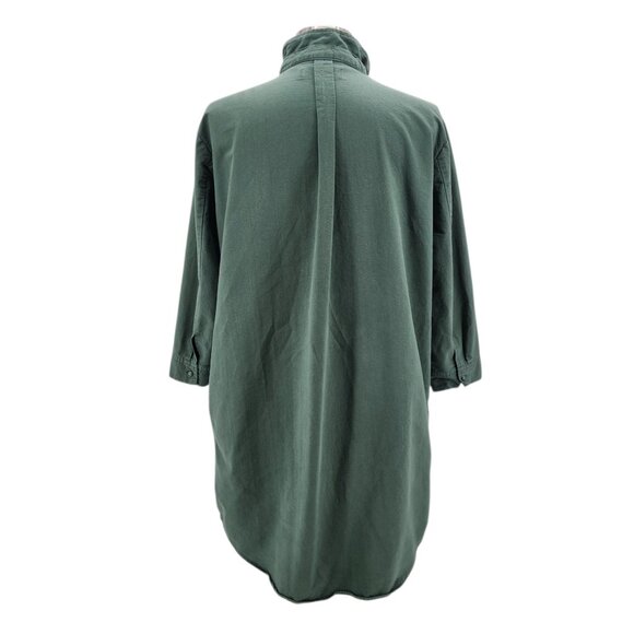 Pomander Place Womens Medium Dress Poly Dress Mini Green Tuckernuck Shirt Dress - Picture 4 of 9